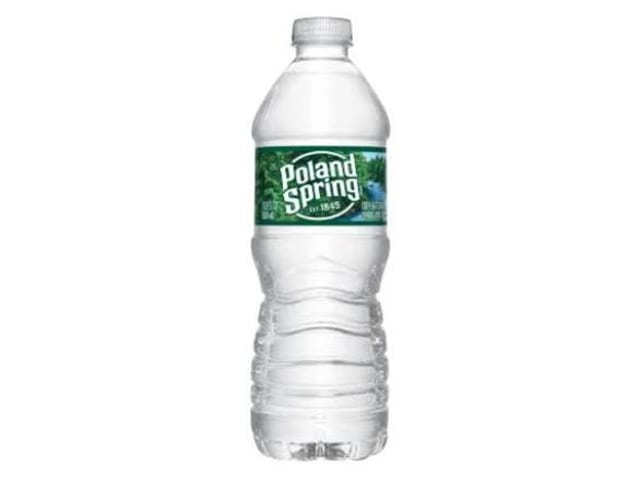 Water Poland Spring.